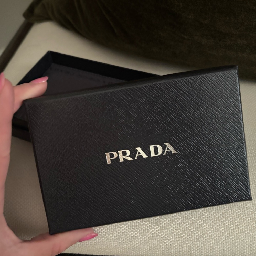 Prada - Small Black Textured Box